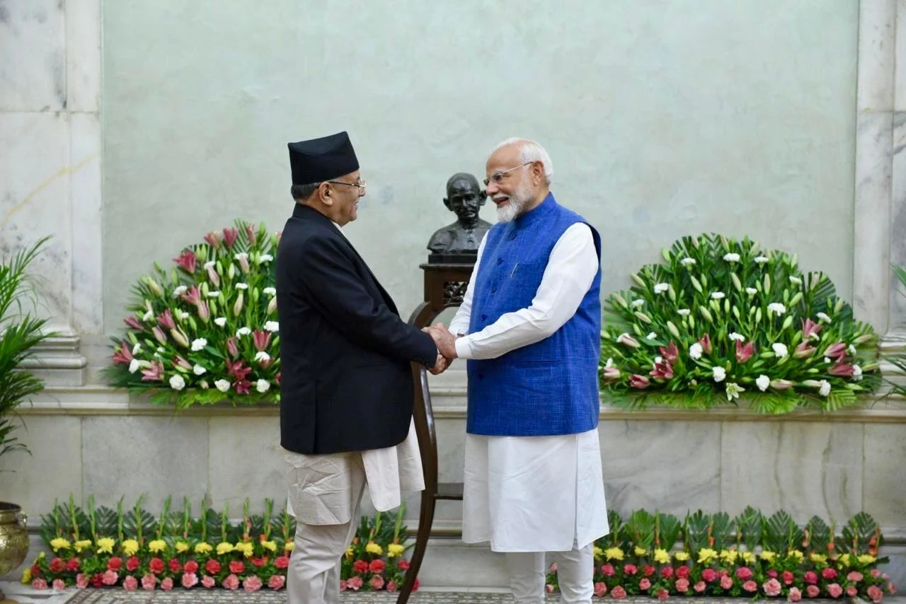 मोदीको नेतृत्वमा नेपाल–भारत सम्बन्ध थप सुदृढ हुने प्रधानमन्त्री प्रचण्डको विश्वास