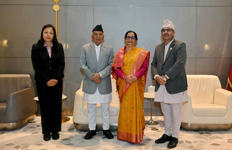 राष्ट्रपति पौडेल दोहामा