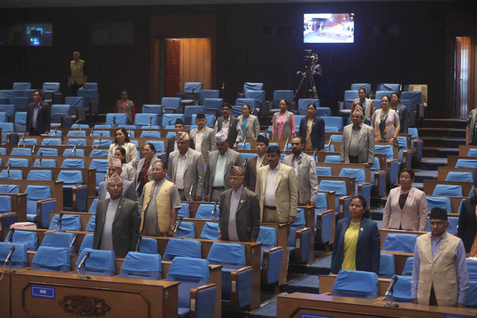 नेपाल सरकारको वार्षिक प्रतिवेदन प्रतिनिधिसभा बैठकमा पेश