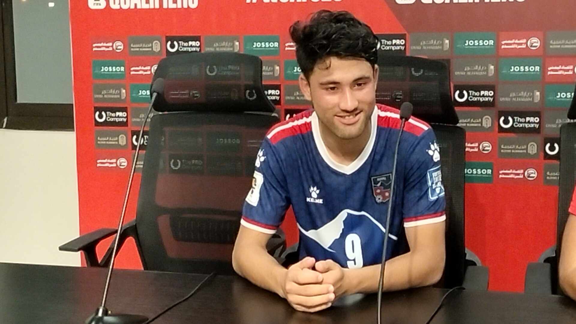 नेपालका लागि सन्जिव विष्टको डेब्यू गोल