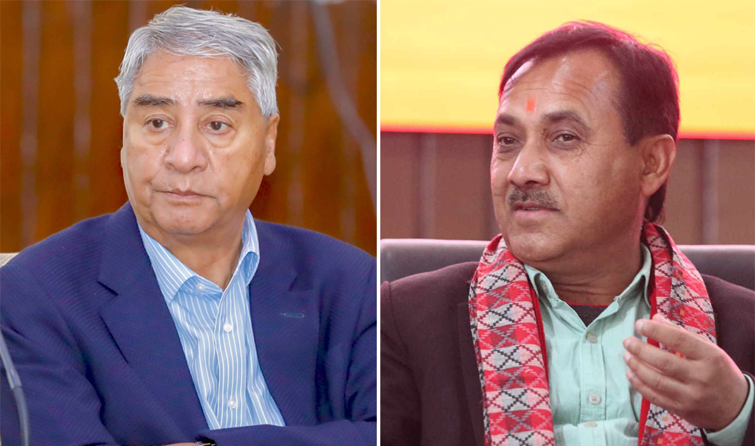 विश्वप्रकाशलाई देउवाको चेतावनी : म अप्ठेरो मान्छे हुँ नि विचार गर्नुस् !