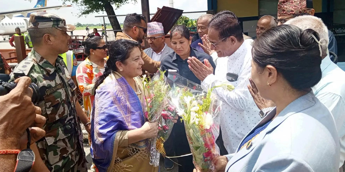 एमालेको निषेध छल्दै विद्यालाई भेट्न मोरङमा नेताहरुको लर्को