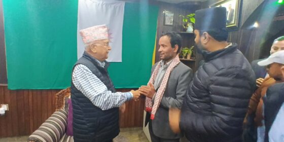 कांग्रेसबाट निर्वाचित माईजोगमाई–३ का वडाध्यक्ष राम घिमिरे एमालेमा प्रवेश